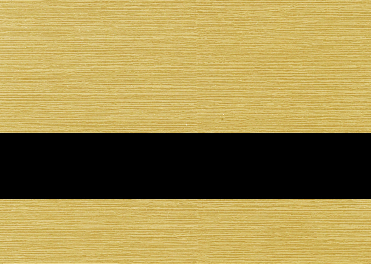 Rowmark™ LaserMax Metals Engraving Plastic - Brushed Gold/Black