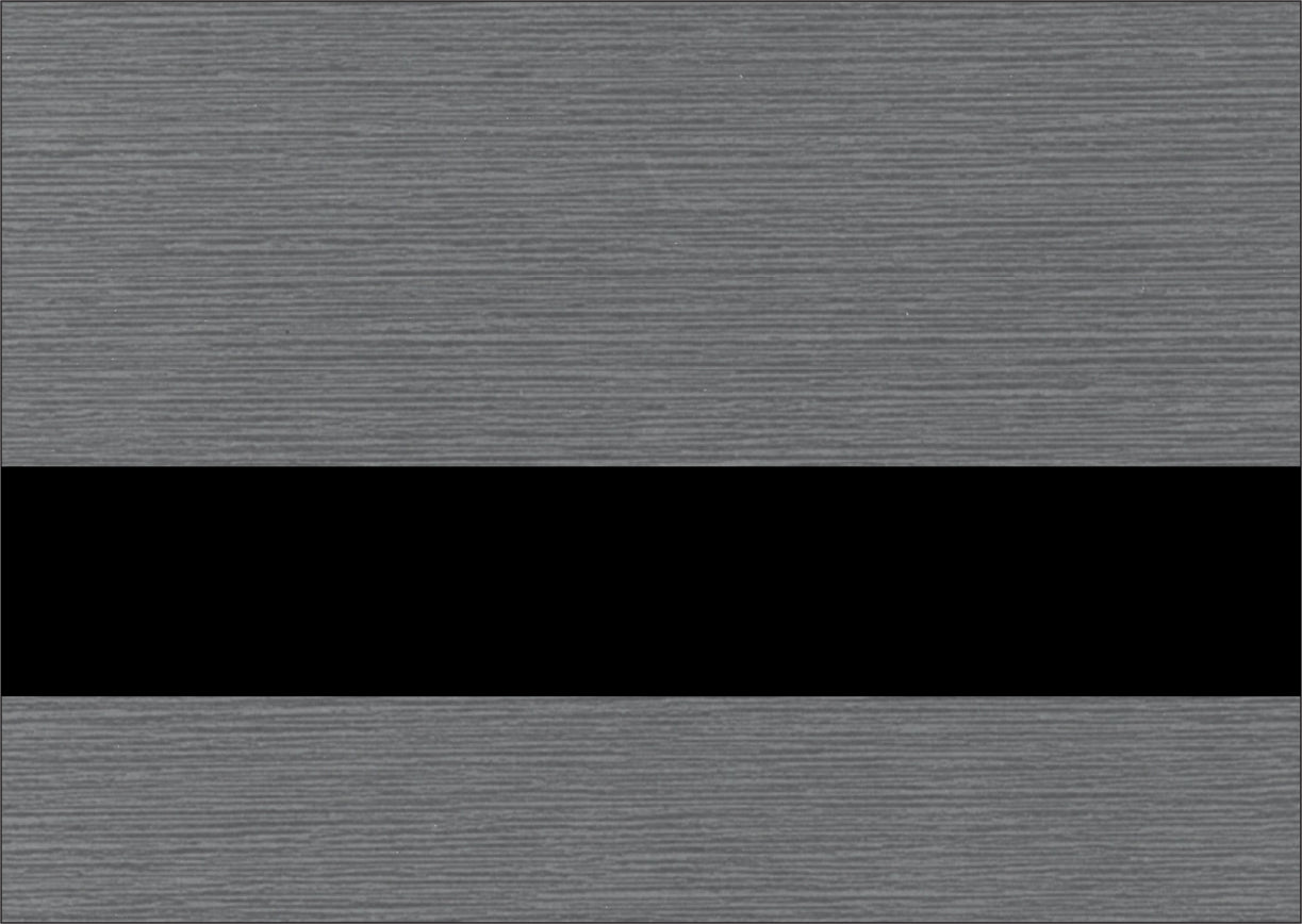 Rowmark™ LaserMax Metals Engraving Plastic - Brushed Pewter/Black