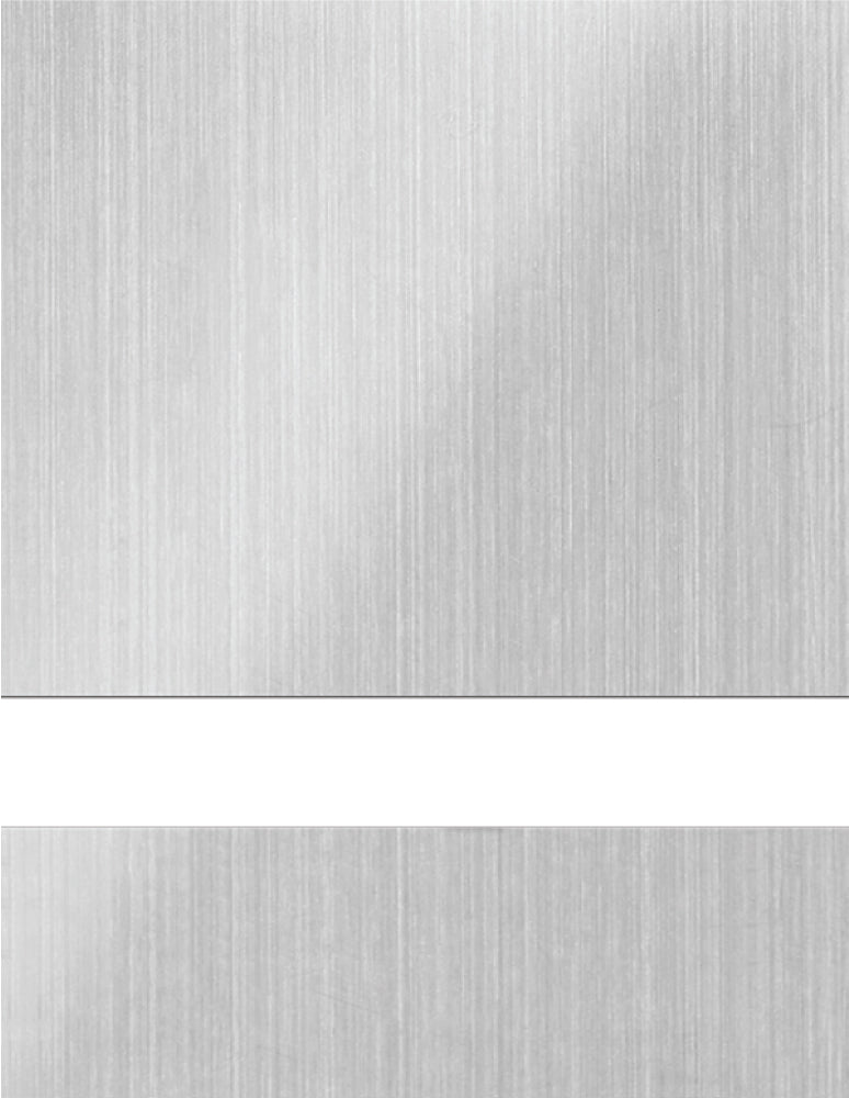 Gemini Duets™ Laser XT Reverse Engraving Plastic - Matte Clear/Brushed Aluminum