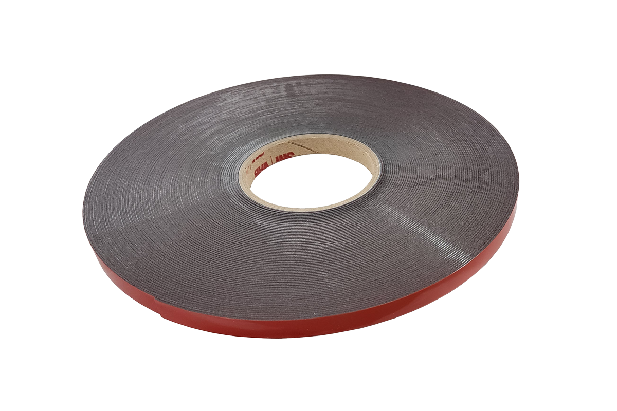 3M VHB 4611 Tape Roll - 0.5 in. x 15 ft. Dark Gray Acrylic Adhesive -  Double Sided Tape with Firm Foam