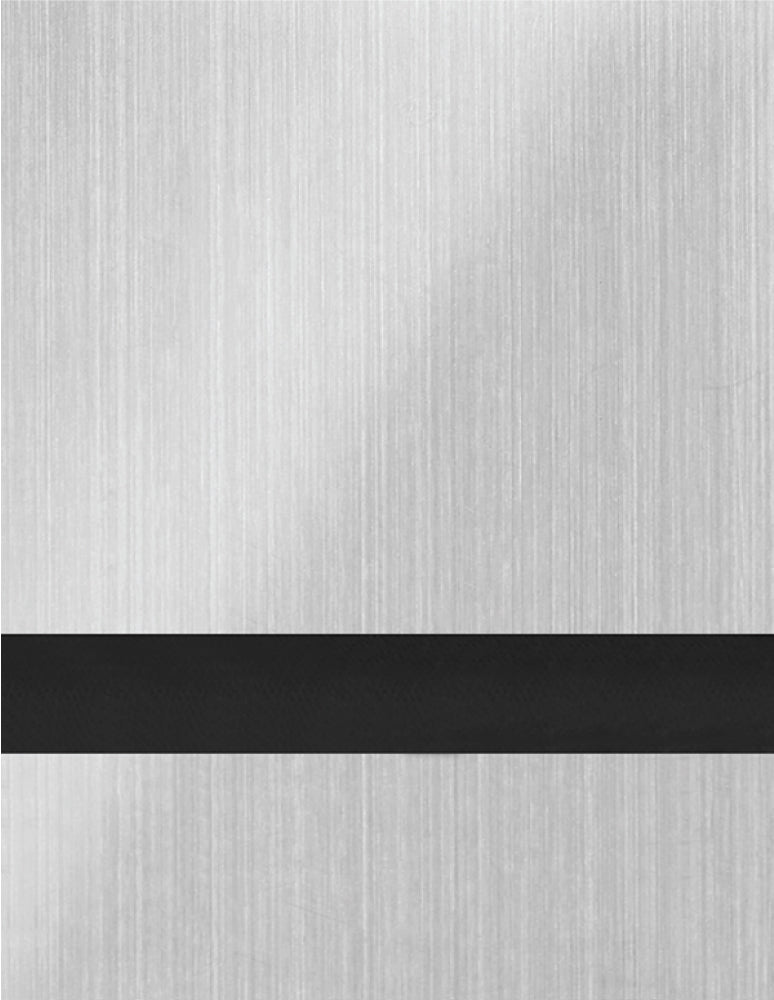 Gemini Duets™ Laser Engraving Plastic - Brushed Aluminum/Black