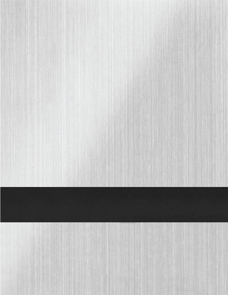 Gemini DuetsContours™ .020" Flexible Engraving Plastic - Brushed Aluminum/Black