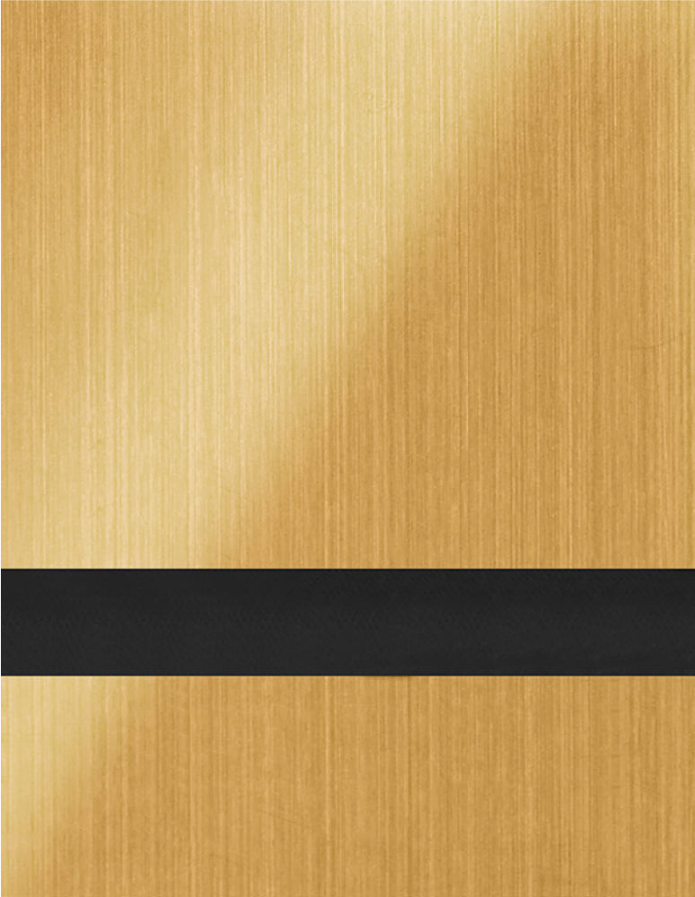 Gemini DuetsContours™ .020" Flexible Engraving Plastic - Brushed Gold/Black