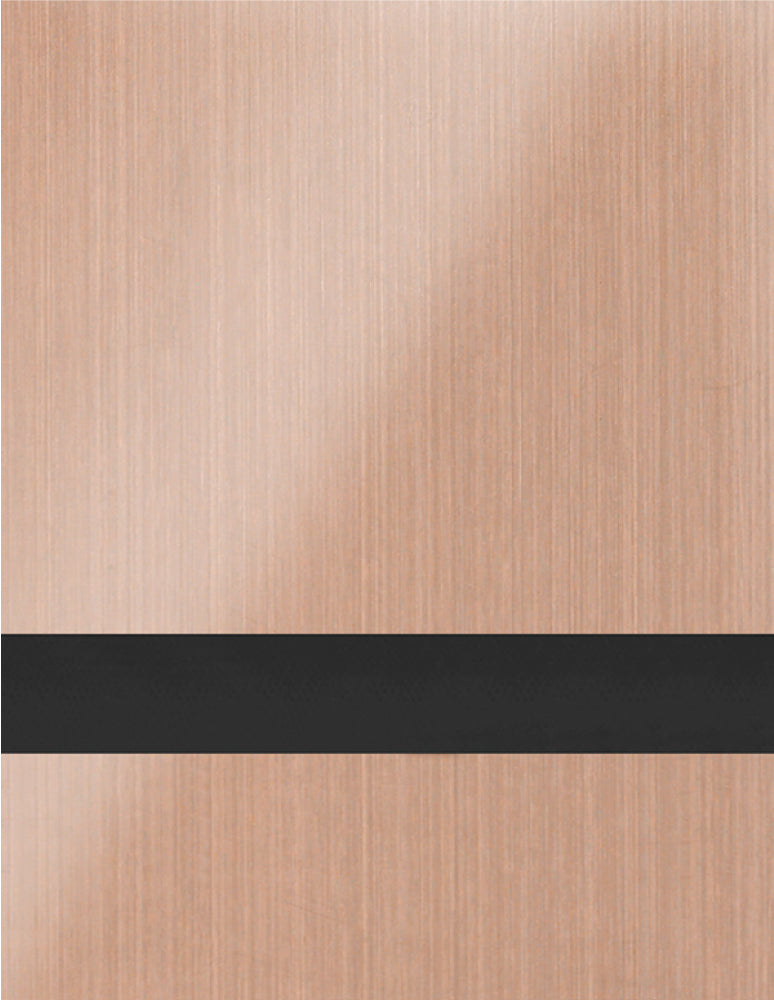 Gemini Duets™ Laser Engraving Plastic - Brushed Bright Copper/Black