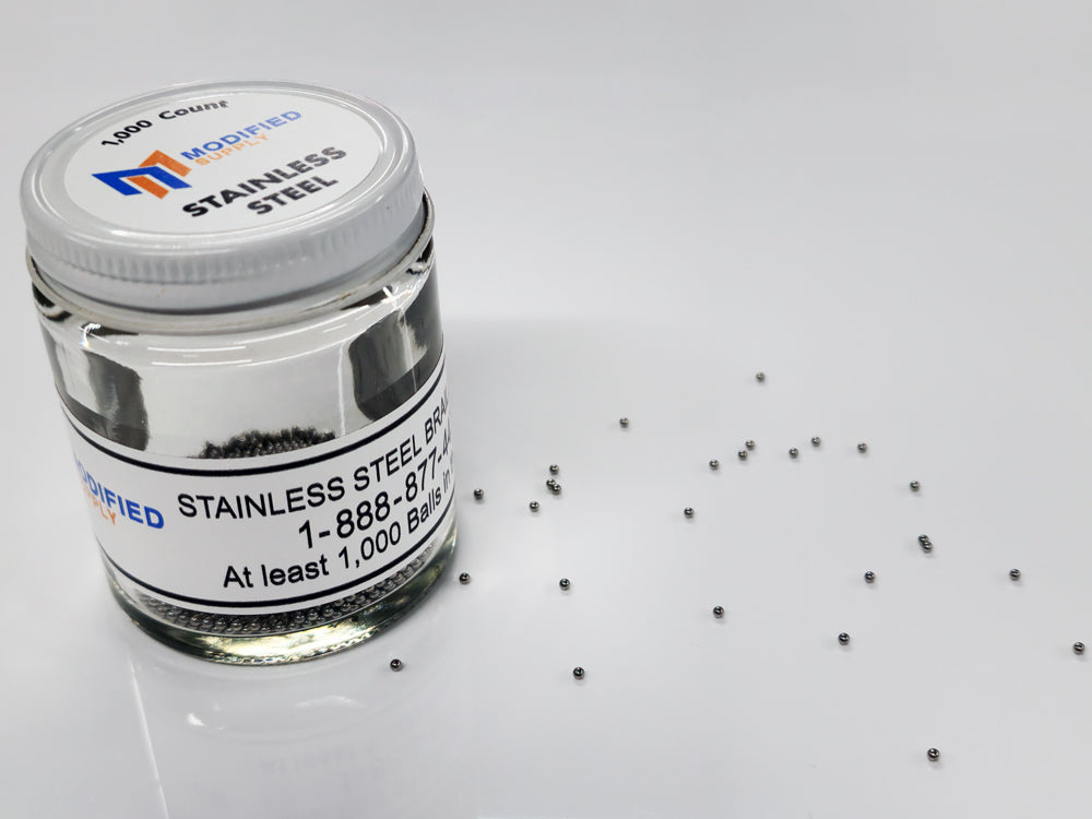 ADA Stainless Steel Braille Beads - 1,000 Count