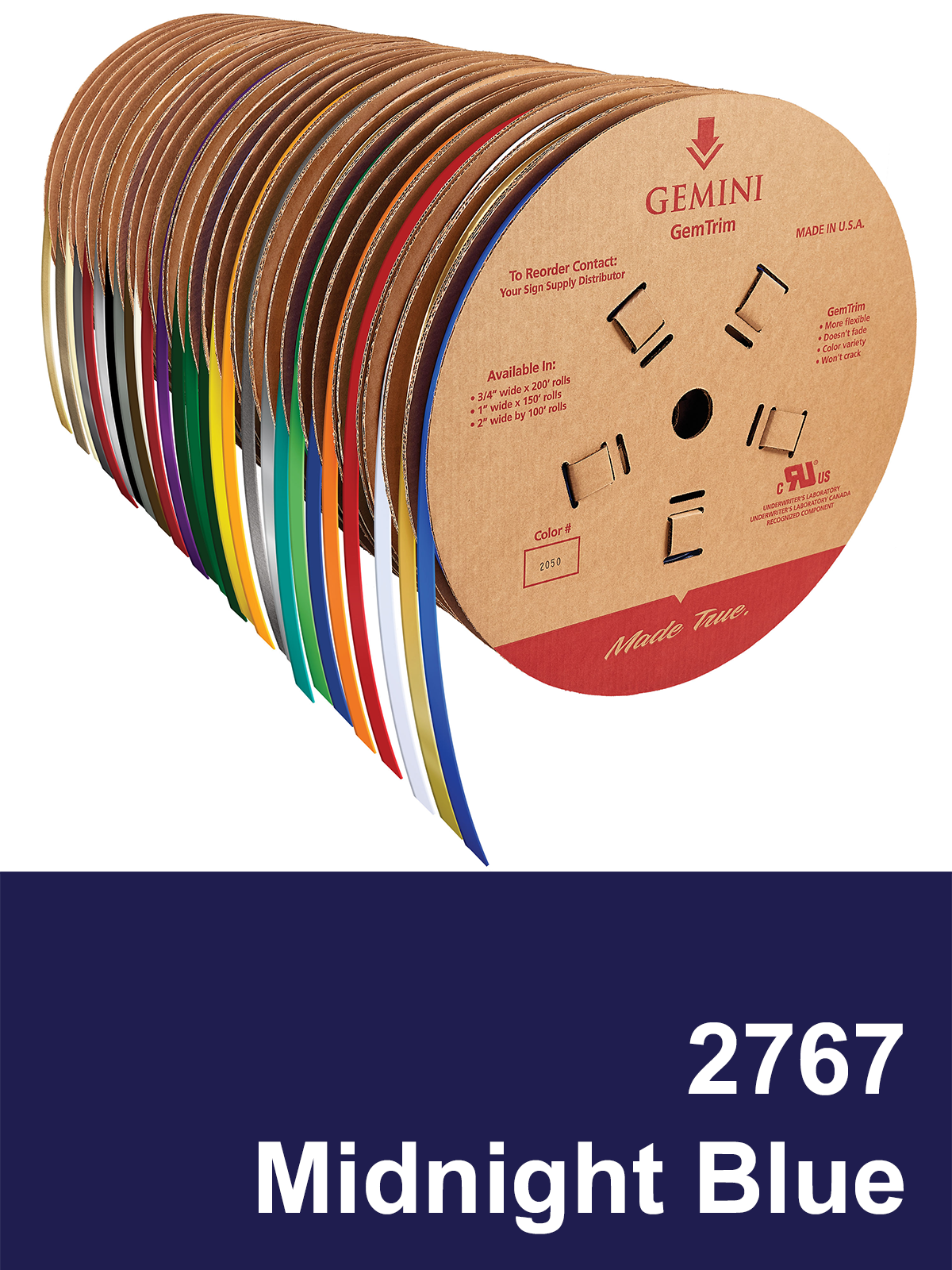 GemTrim™ Flex Trim Cap Roll - 2767 Midnight Blue