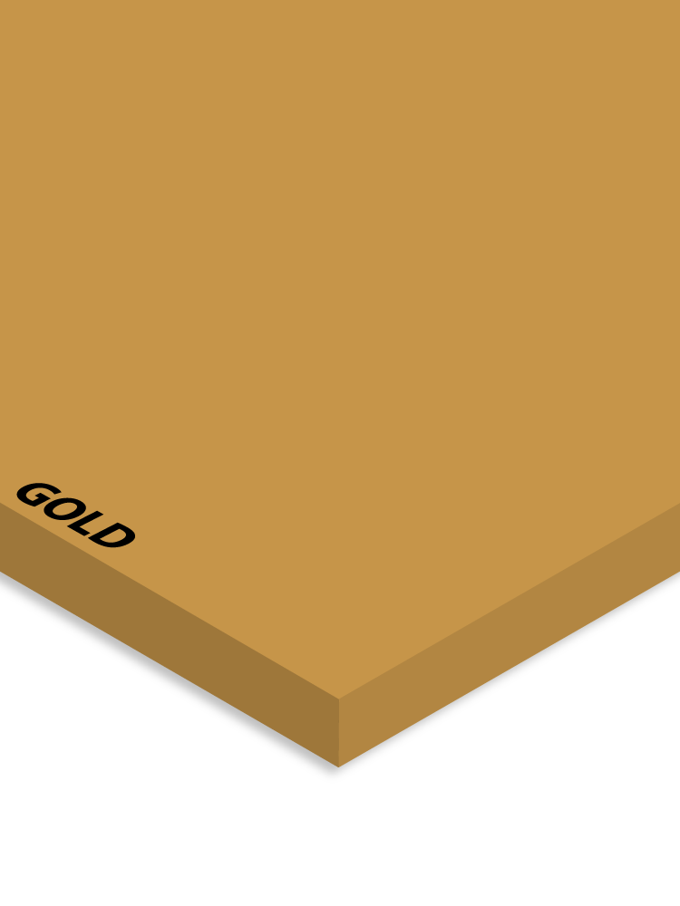 Gemini DuetsTactiles® ADA Sheet - Gold