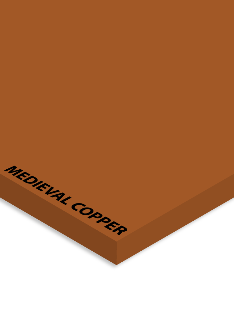 Gemini DuetsTactiles® ADA Sheet - Medieval Copper