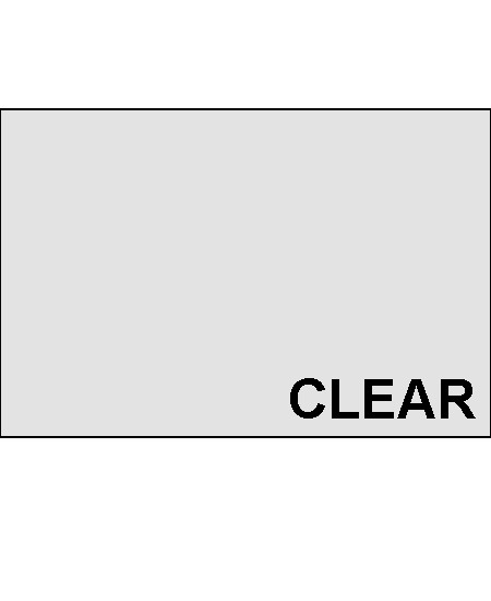 Rowmark™ LaserMark Reverse Engraving Plastic - Matte Clear/Clear
