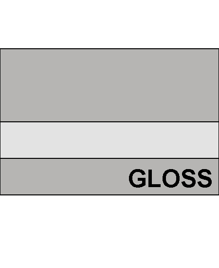 Rowmark™ LaserMark Reverse Engraving Plastic - Gloss Clear/Smooth Silver