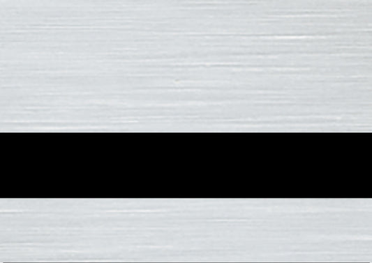 Rowmark™ LaserMax Metals Engraving Plastic - Brushed Aluminum/Black