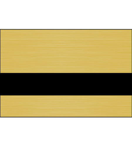 Rowmark™ Metalgraph Plus Engraving Plastic - Brushed Antique Gold/Black