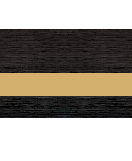 Rowmark™ FlexiBrass Engraving Plastic - Brushed Black/Gold