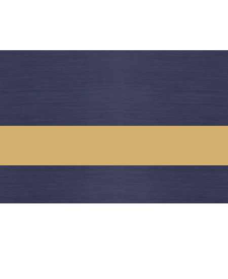 Rowmark™ FlexiBrass Engraving Plastic - Brushed Blue/Gold