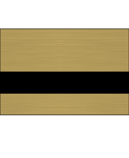 Rowmark™ FlexiBrass Engraving Plastic - Brushed Bronze/Black