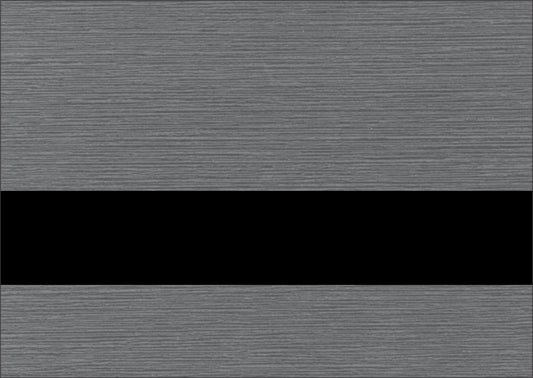Rowmark™ LaserMax Metals Engraving Plastic - Brushed Pewter/Black