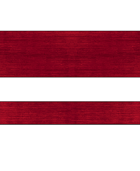 Rowmark™ FlexiBrass Engraving Plastic - Brushed Red/White