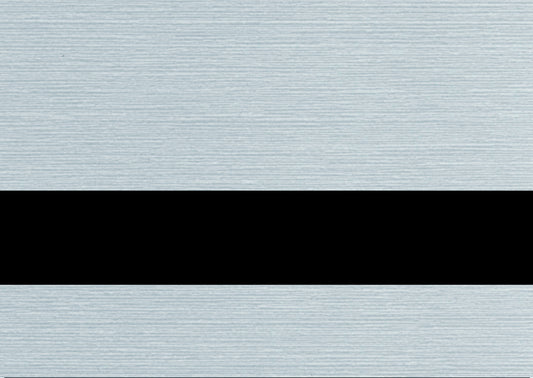 Rowmark™ LaserMax Metals Engraving Plastic - Brushed Silver/Black