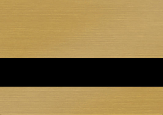 Rowmark™ LaserMax Metals Engraving Plastic - Brushed Bronze/Black