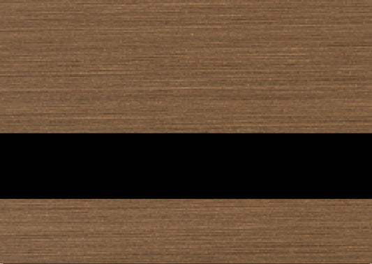 Rowmark™ LaserMax Metals Engraving Plastic - Brushed Deep Bronze/Black