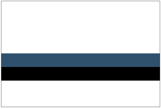 Rowmark™ LaserMax Tri-Layer Engraving Plastic - White/Blue/Black