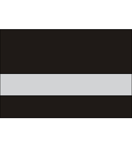 Rowmark™ FlexiBrass Engraving Plastic - Gloss Black/Silver