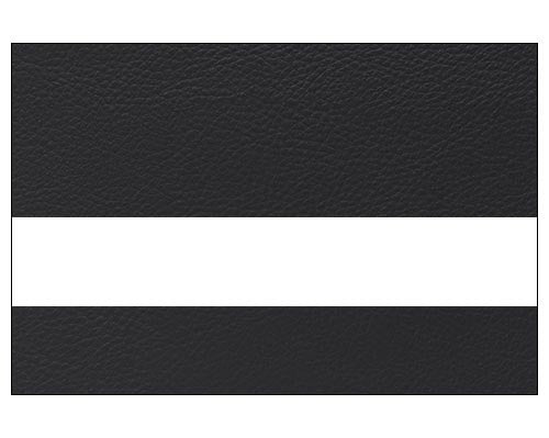 Rowmark™ The Naturals Leather Engraving Plastic - Midnight Leather/White