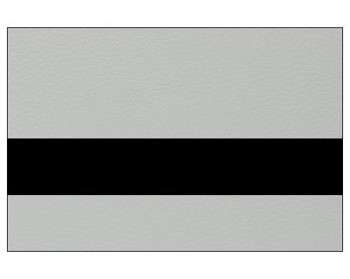 Rowmark™ The Naturals Leather Engraving Plastic - Stone Grey Leather/Black