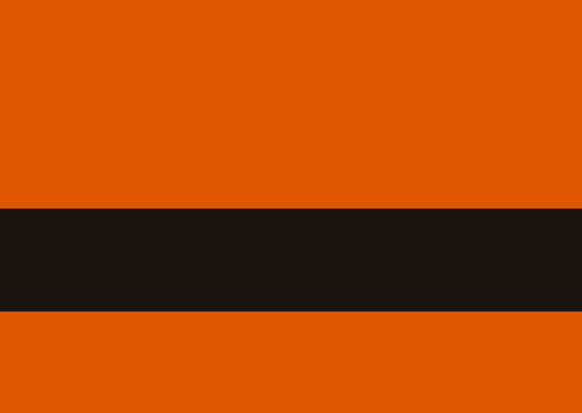 Rowmark™ LaserMax Engraving Plastic - Vibrant Orange/Black