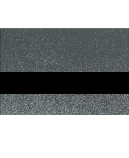 Rowmark™ Metalgraph Plus Textured Engraving Plastic - Textured Nickel/Black