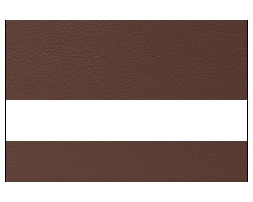 Rowmark™ The Naturals Leather Engraving Plastic - Tobacco Leather/White