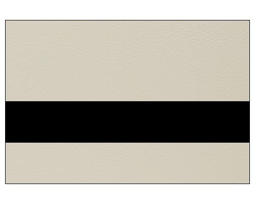 Rowmark™ The Naturals Leather Engraving Plastic - Vanilla Leather/Black