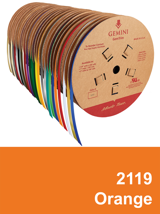 GemTrim™ Flex Trim Cap Roll - 2119 Orange