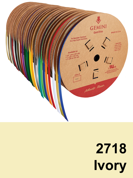 GemTrim™ Flex Trim Cap Roll - 2718 Ivory