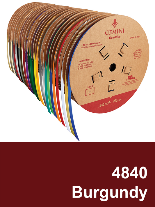GemTrim™ Flex Trim Cap Roll - 4840 Burgundy
