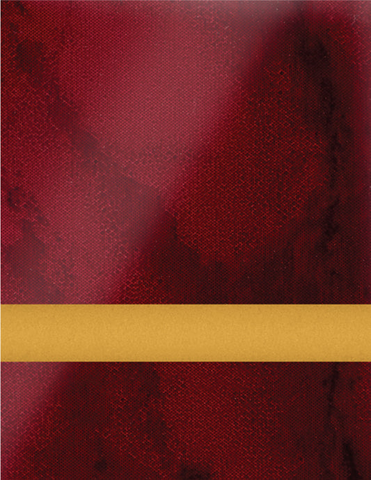 Gemini Duets™ Laser Engraving Plastic - Gloss Roman Red Marble/Gold